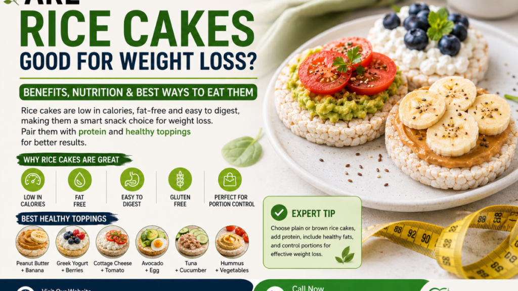 Are rice cakes good for weight loss with healthy toppings including avocado, tomatoes, Greek yogurt, and fresh berries